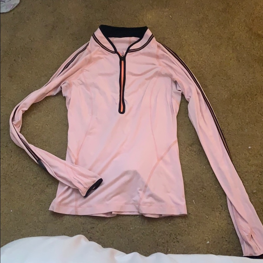 lululemon athletica Pink Long Sleeve Quarter Zip top